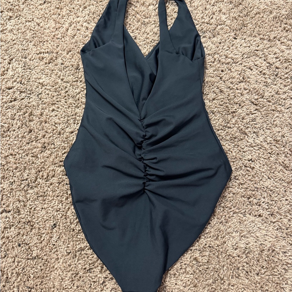 Skatie Black One Piece Swimsuit - Picture 2 of 2